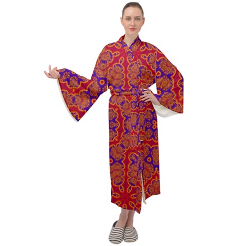 Morrocan Sapphire | Velour Kimono