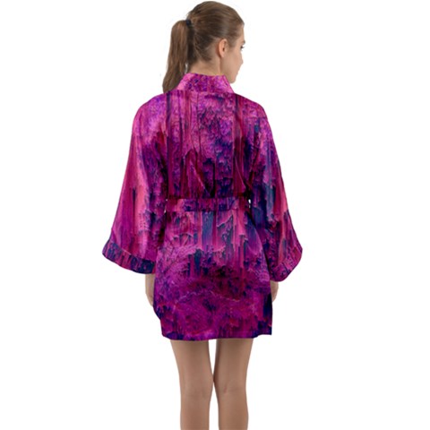 Cherry Forest | Satin Kimono