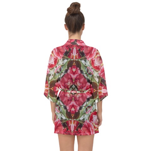 Rose Garden | Half Sleeve Chiffon Kimono