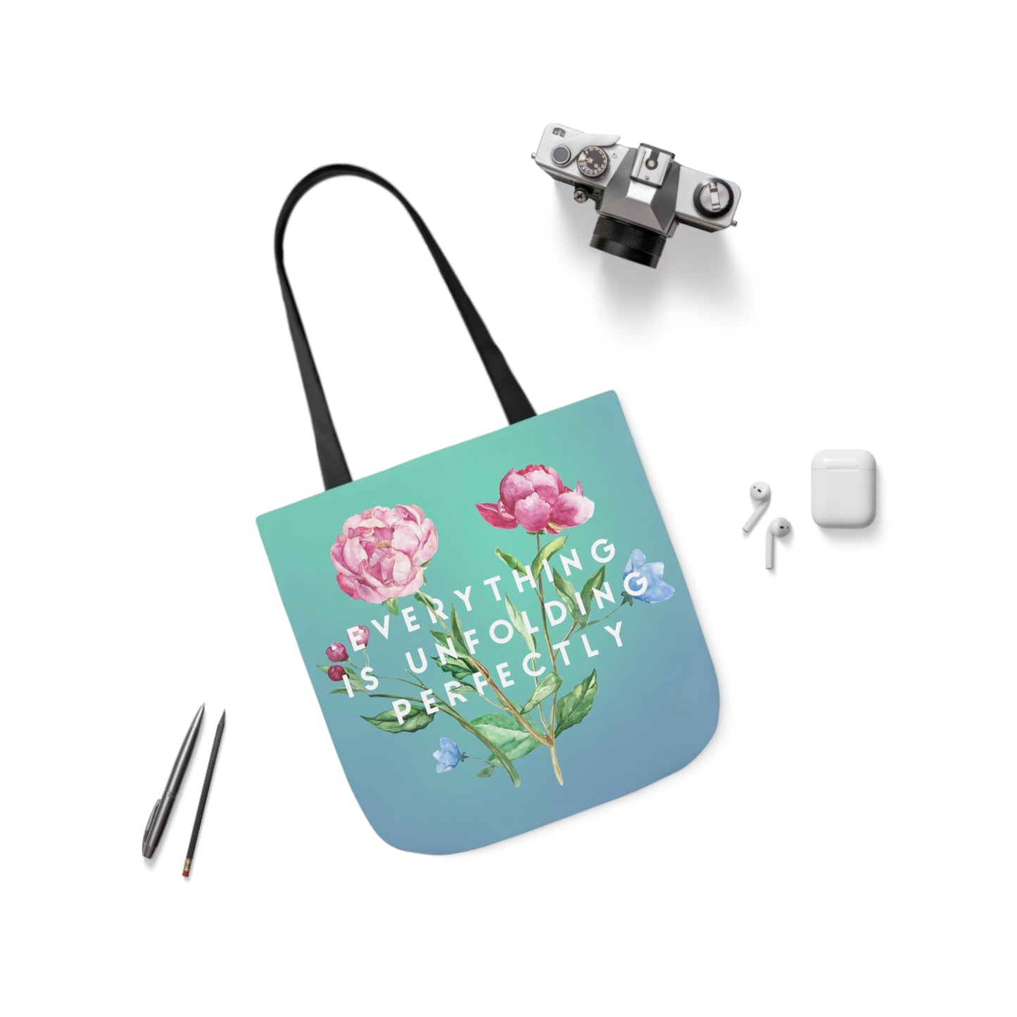 Everything is Unfolding Perfectly • Canvas Tote Bag