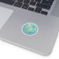 Everything is Unfolding Perfectly • Round Vinyl Sticker