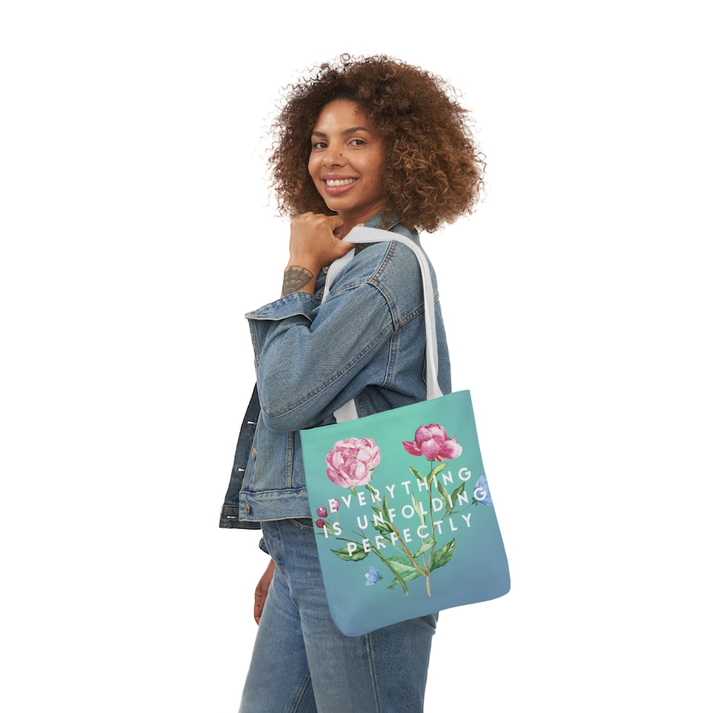 Everything is Unfolding Perfectly • Canvas Tote Bag