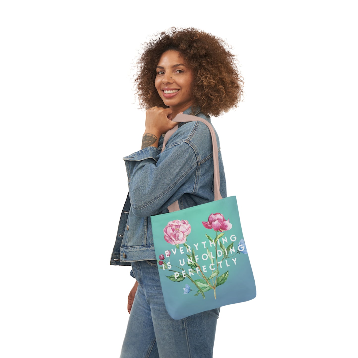 Everything is Unfolding Perfectly • Canvas Tote Bag