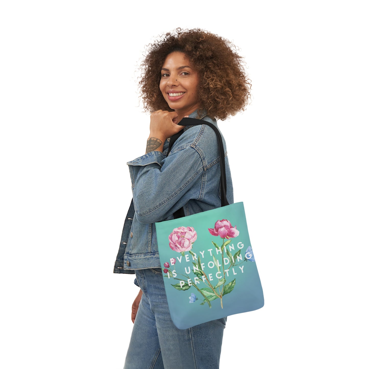 Everything is Unfolding Perfectly • Canvas Tote Bag