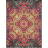 Royal Fractal • Woven Blanket