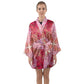 Fuschia Dreams | Satin Kimono