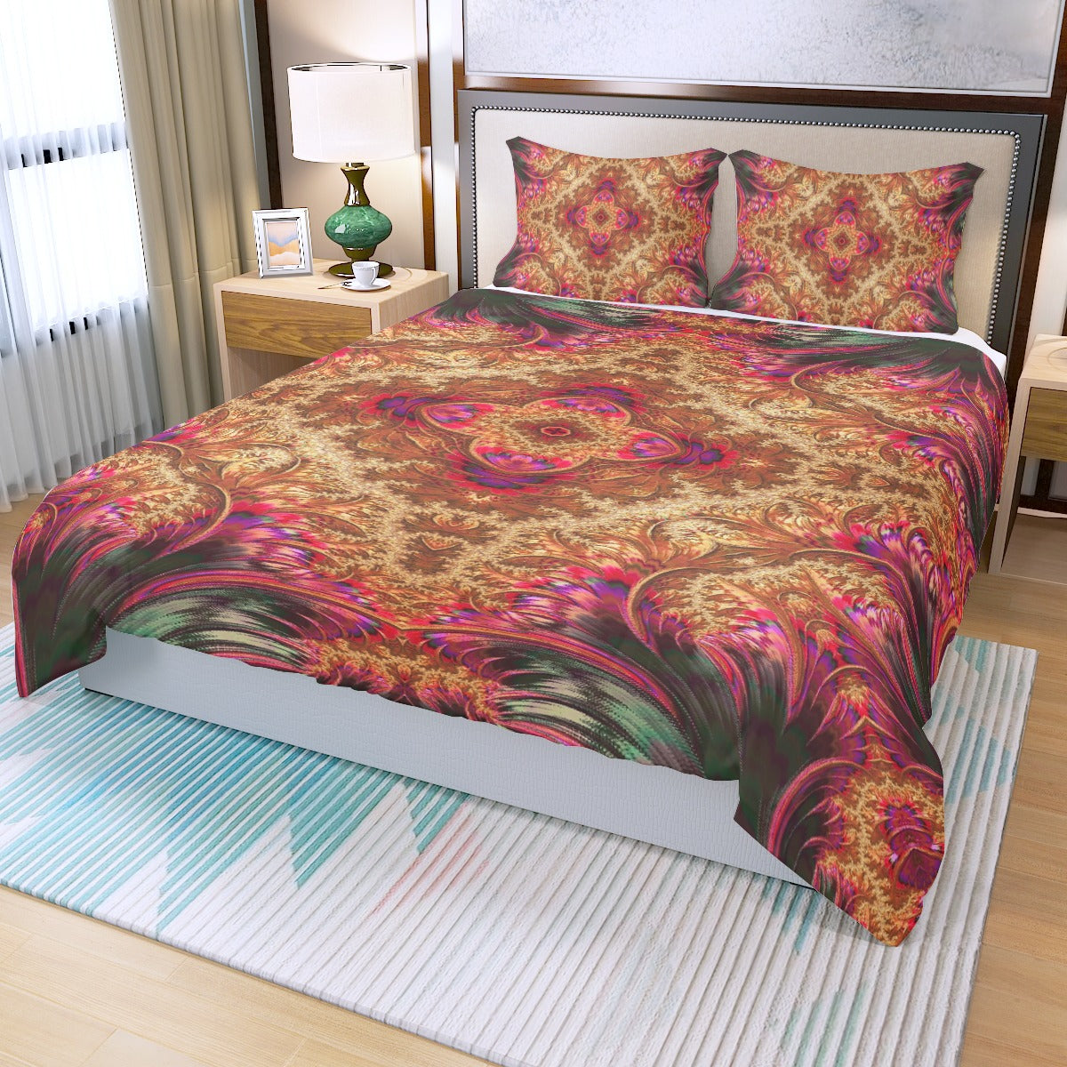 Three Piece Duvet Cover Set