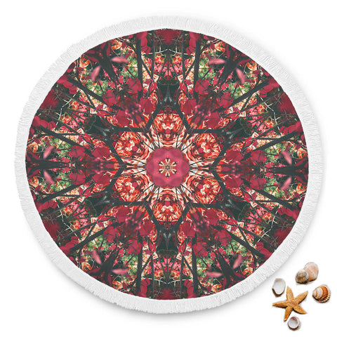 Mosaic Mandala | Round Beach Blanket