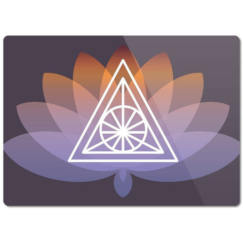 Lotus Mandala | Glass Cutting Board