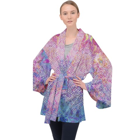 Celtic Dream | Velour Kimono | Mid-Length