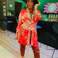 Fuschia Dreams | Satin Kimono
