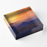 Rain Over Black Canyon | Acrylic Block