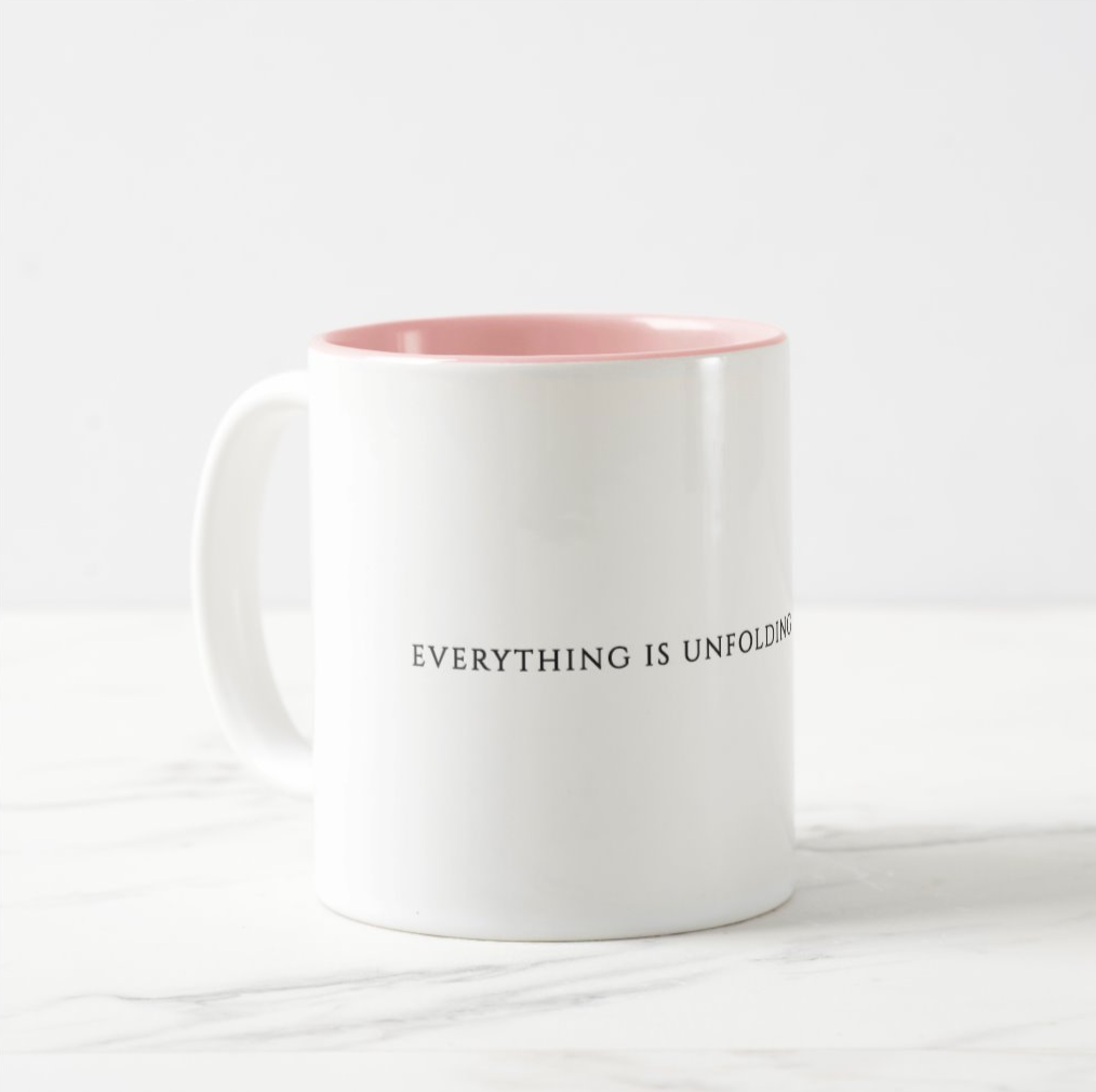 Everything is Unfolding Perfectly - Two-Tone Mug