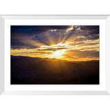Sunset Valley | Framed Print