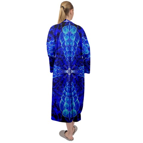 Deep Blue | Velour Kimono