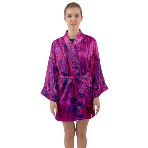 Cherry Forest | Satin Kimono