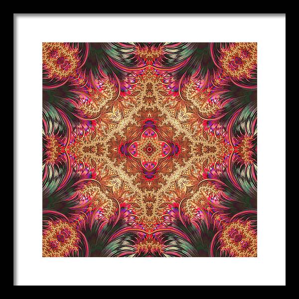 Royal Fractal - Framed Print