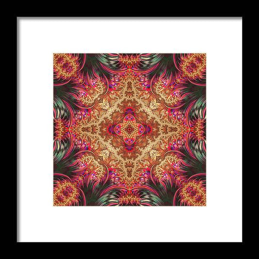 Royal Fractal - Framed Print