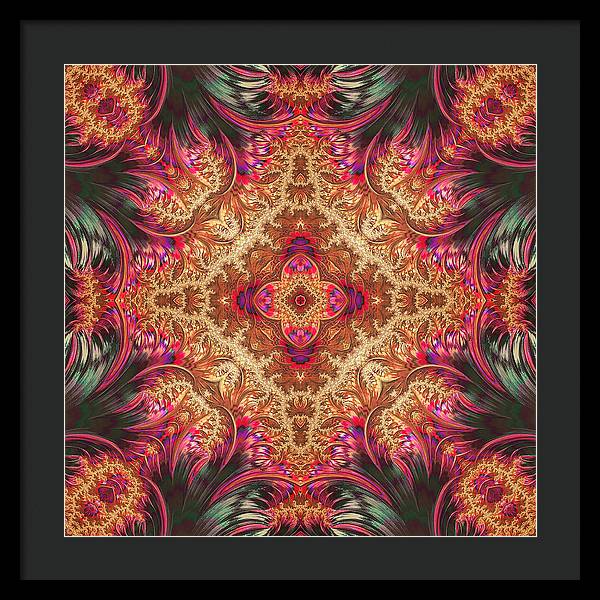 Royal Fractal - Framed Print