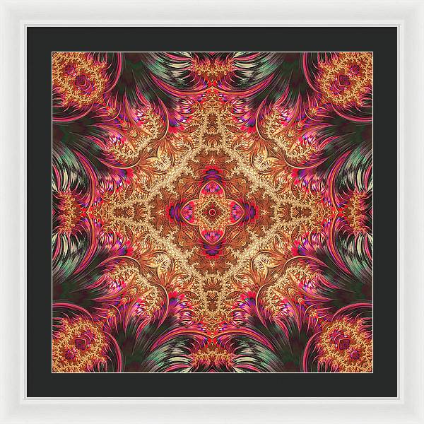 Royal Fractal - Framed Print