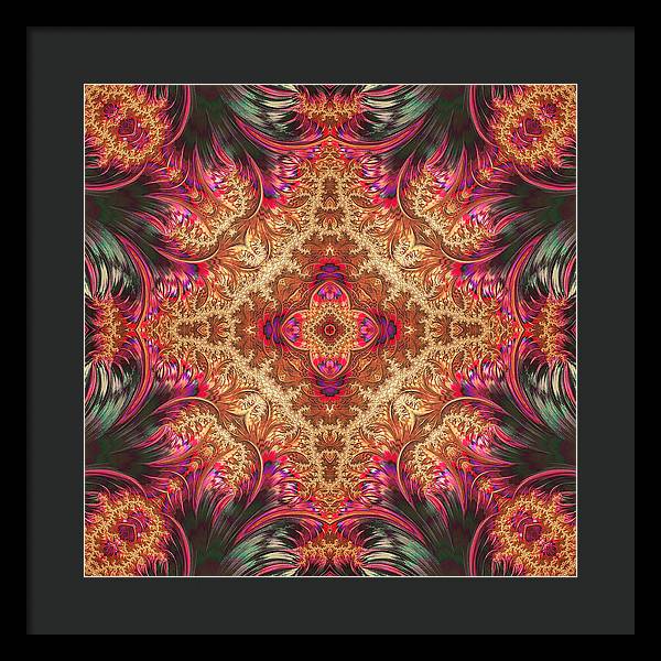 Royal Fractal - Framed Print