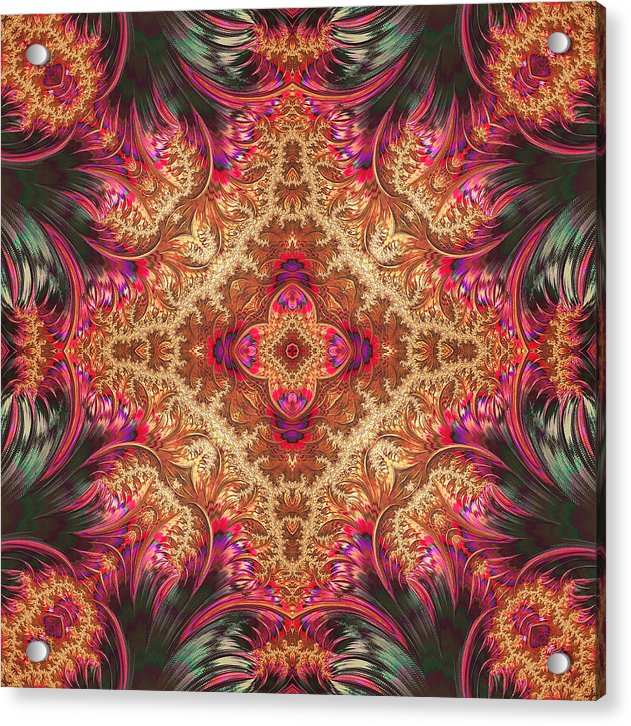 Royal Fractal - Acrylic Print