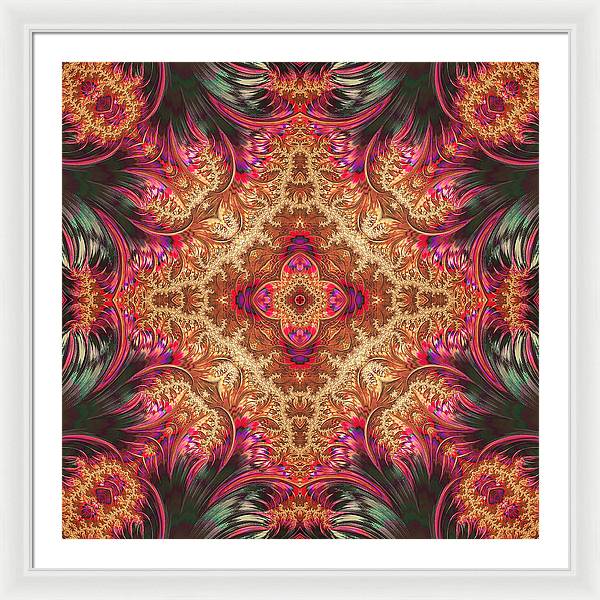 Royal Fractal - Framed Print