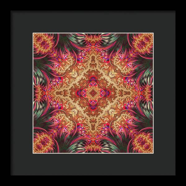 Royal Fractal - Framed Print