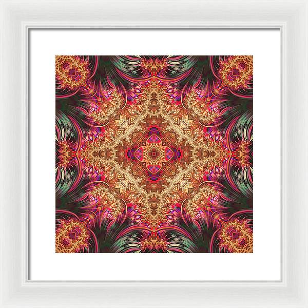 Royal Fractal - Framed Print