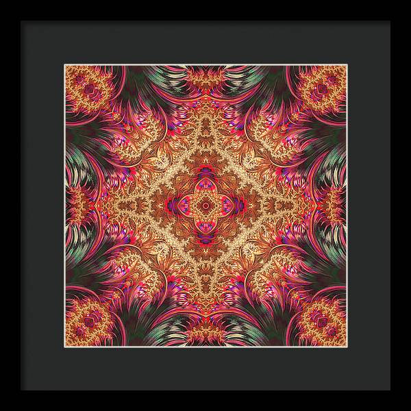 Royal Fractal - Framed Print