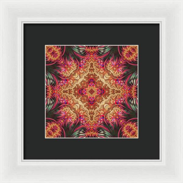 Royal Fractal - Framed Print