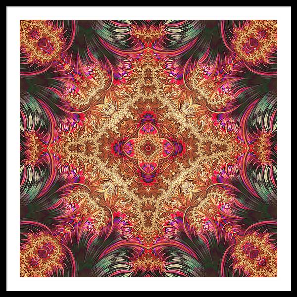 Royal Fractal - Framed Print