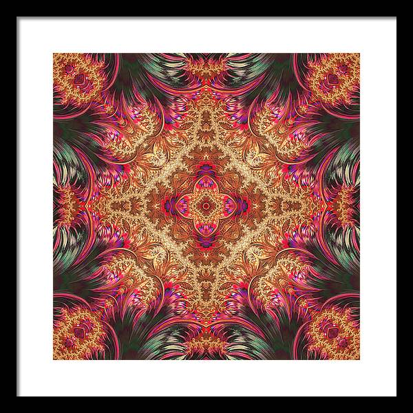 Royal Fractal - Framed Print