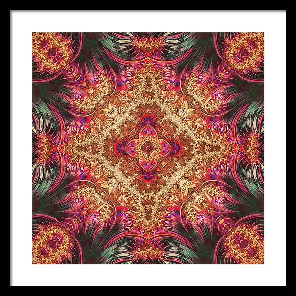 Royal Fractal - Framed Print