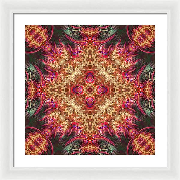 Royal Fractal - Framed Print