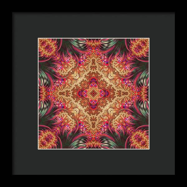 Royal Fractal - Framed Print