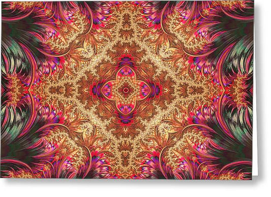 Royal Fractal - Greeting Card