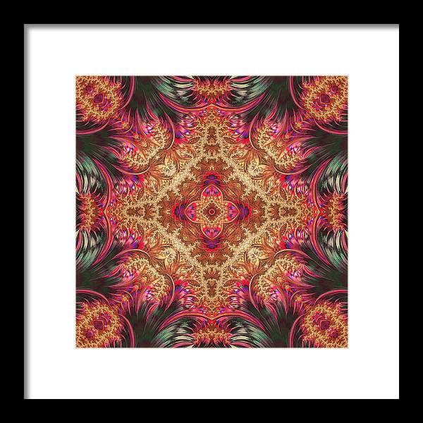 Royal Fractal - Framed Print