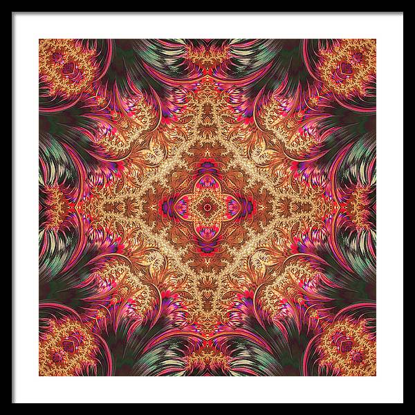 Royal Fractal - Framed Print