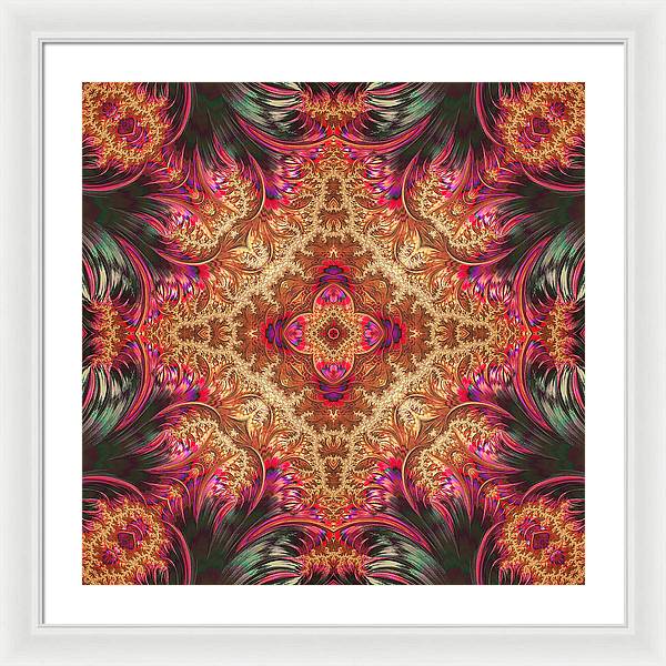 Royal Fractal - Framed Print