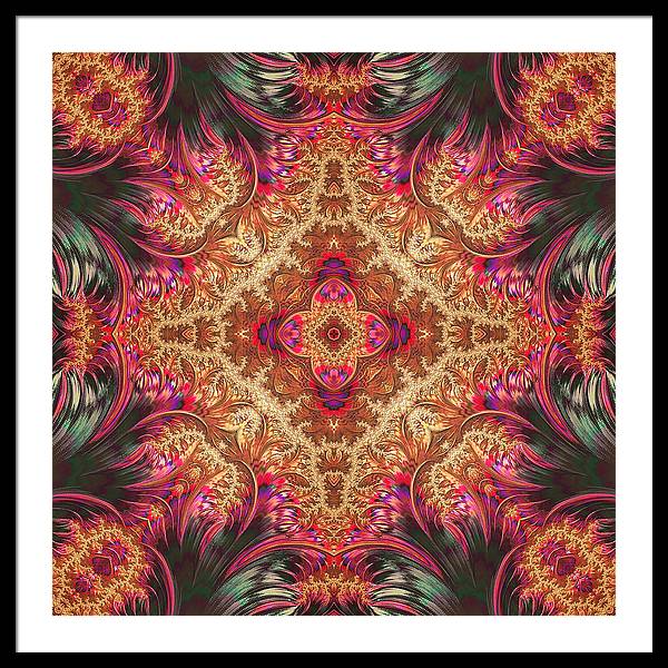 Royal Fractal - Framed Print
