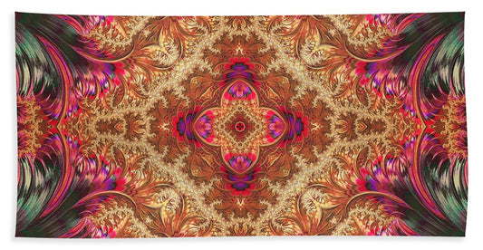 Royal Fractal - Beach Towel