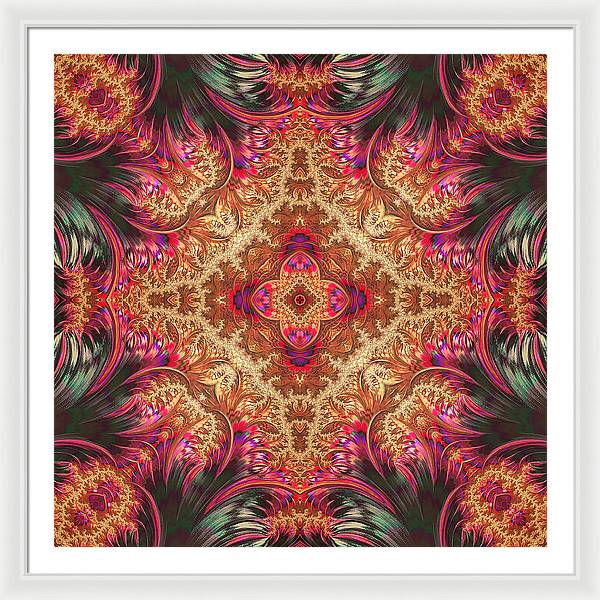 Royal Fractal - Framed Print