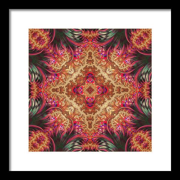 Royal Fractal - Framed Print