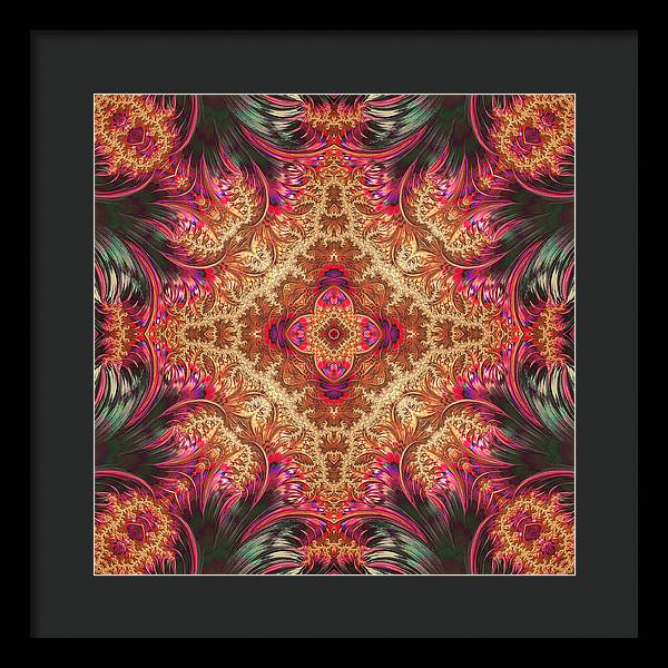 Royal Fractal - Framed Print