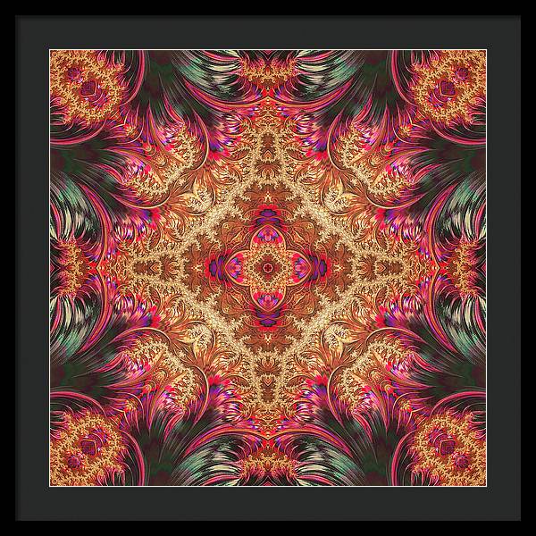 Royal Fractal - Framed Print