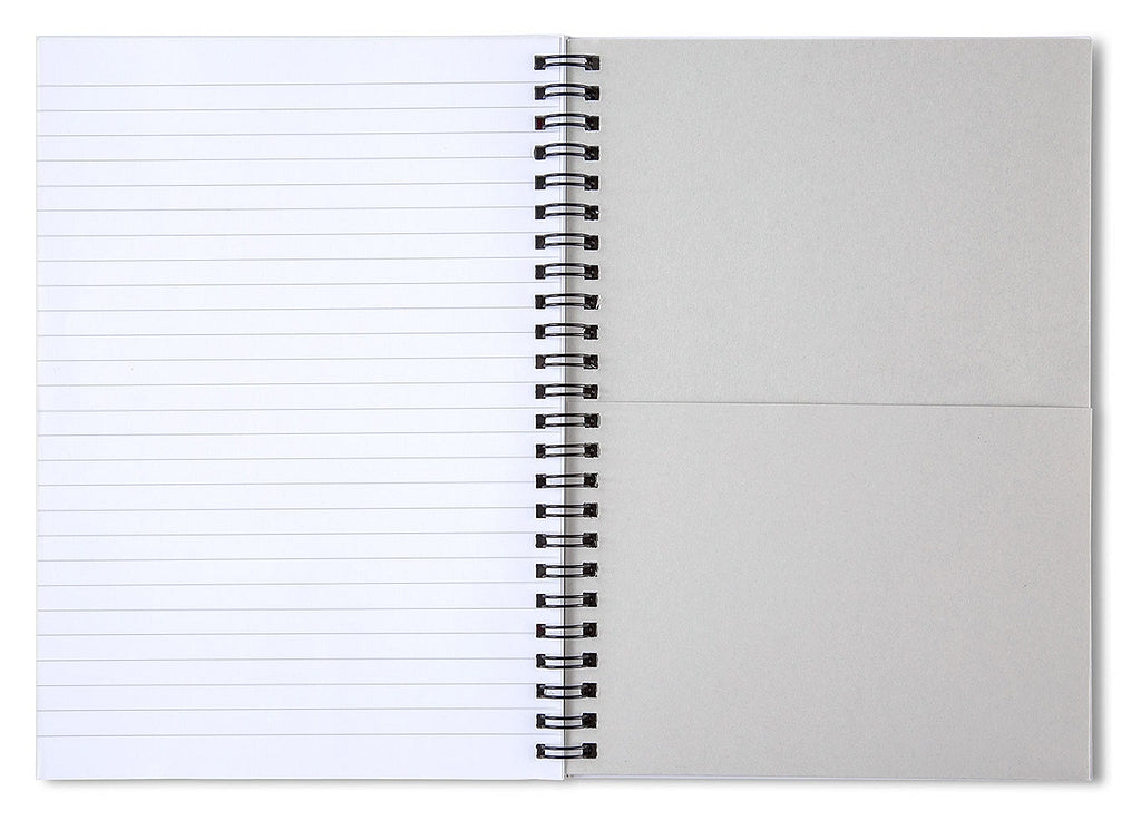 Royal Fractal - Spiral Notebook